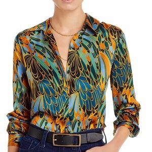 L'Agence Silk Blouse - L